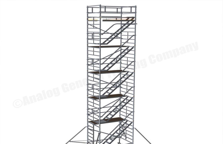 Aluminum Scaffolding Double Width Stairway Tower